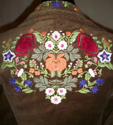 VINTAGE 70's STYLE FLORAL EMBROIDERED VELVET BLAZER7.JPG