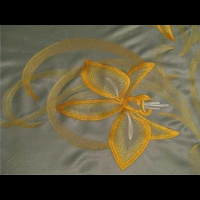 Тонкое шелковое покрывало, фрагмент 50 см в длину