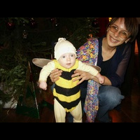 Первый новогодний костюм.