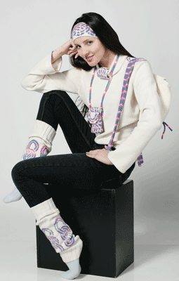 Джемпер, гетры, рюкзак