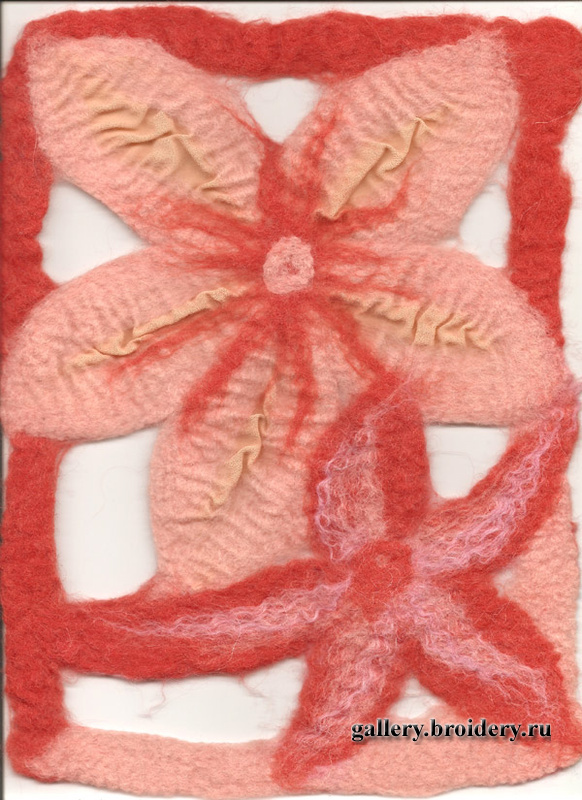 войлок с элементами нанофелтинга