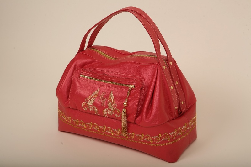 Машинная вышивка.  Сумка. Для журнала Бройдери.Ru