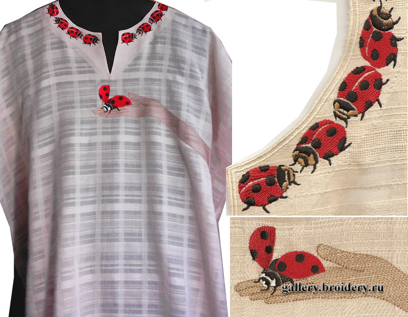 божья коровка - туника