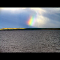 Озеро Белё  Хакасия радуга