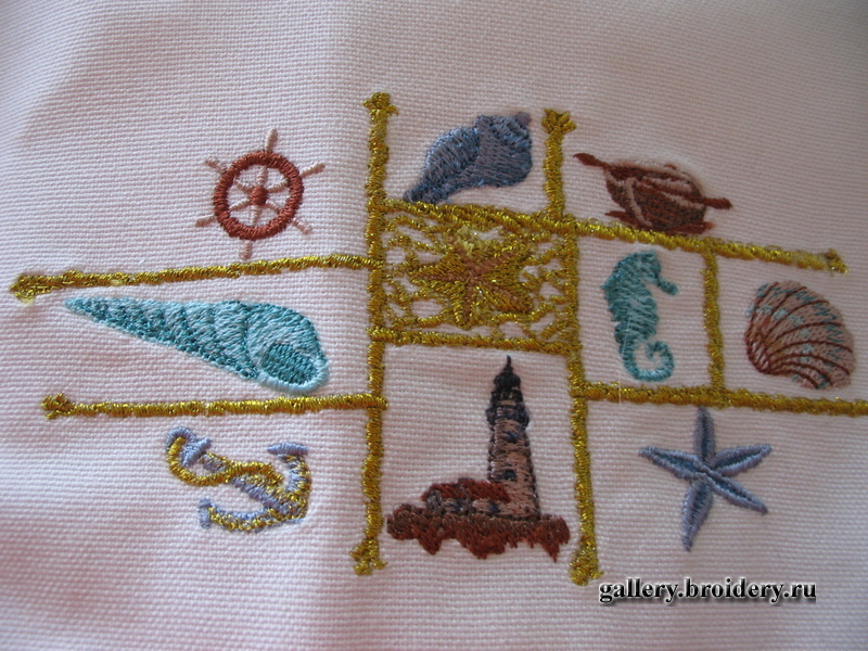 Сумка с морским дизайном EmbLibrary