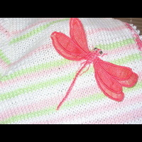 Кофточка со стрекозками