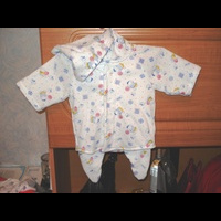 Трикотажный костюм. Шитье на оверлоке