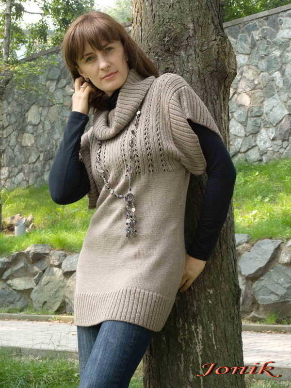 Вязание на машине. Свитер. 