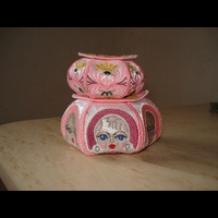 Машинная вышивка в 3D. Шкатулки