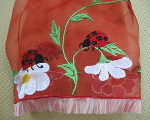 фонарик - коровка и ромашка