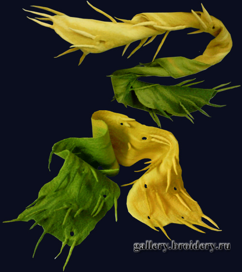 шарфик лимон-лайм