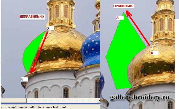 Фотостежок в программе Embird 