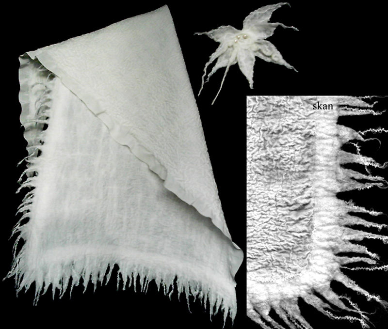 шарфик "Первый снег" (2)