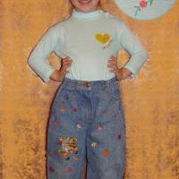 Джинсы_салатовая_кофта-1