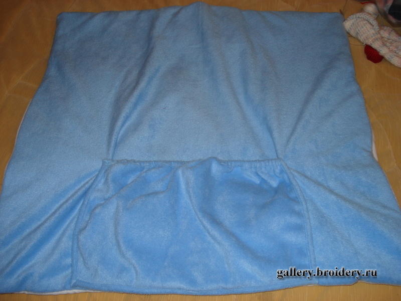 Одеяло-трансформер. Шитье и машинная вышивка