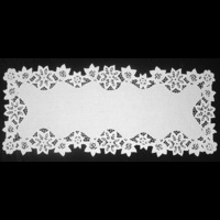 Дорожка прямоугольная белая
