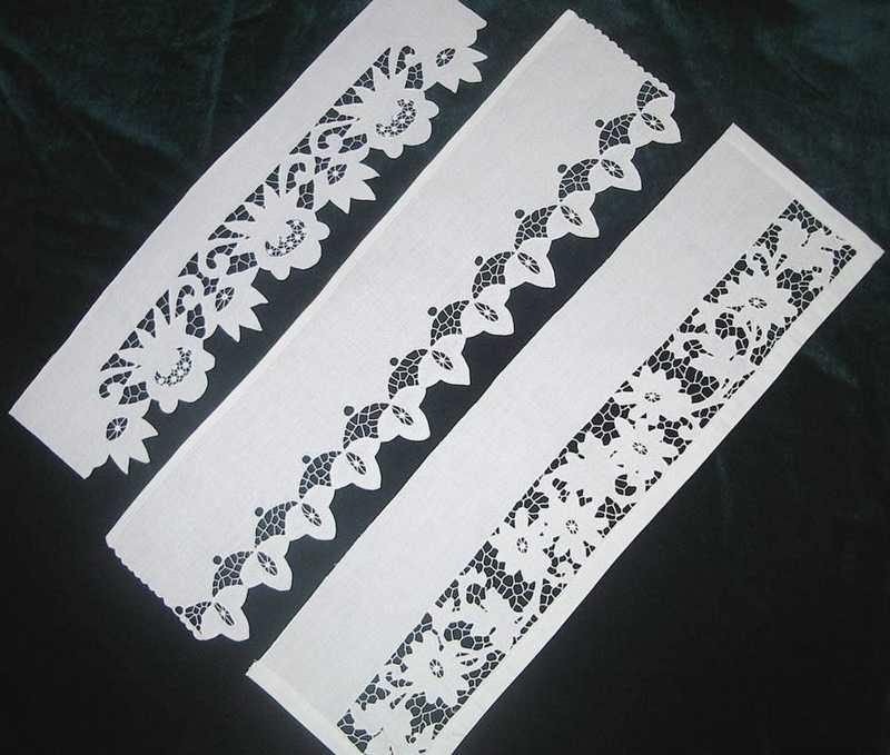 3  полоски для книжных полок