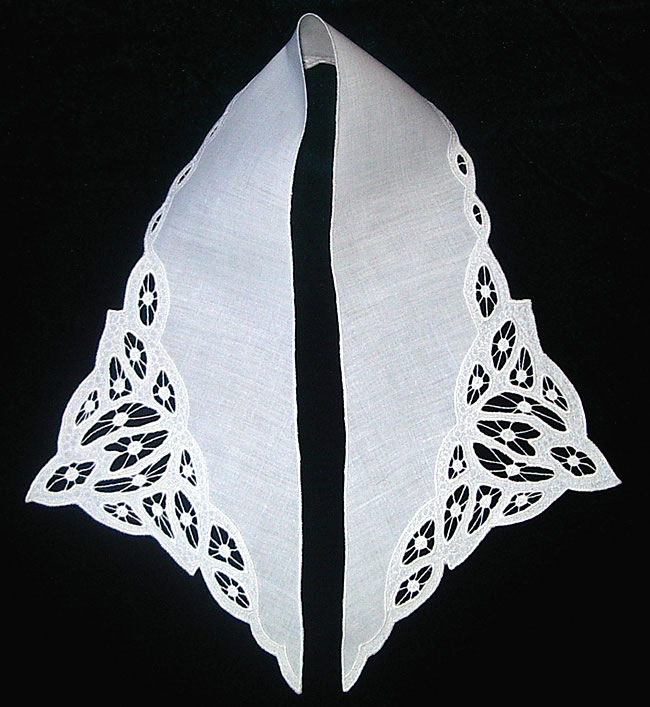 Воротник "апаш" белый