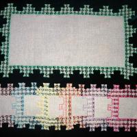 Набор салфеток из бортовой хб ткани для чайных приборов на 6 персон