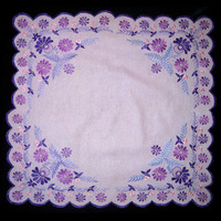 Салфетка квадратная светло-фиолетового цвета