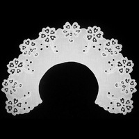 Воротник круглый белый