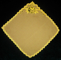 Носовой платок (органза горчичного цвета)