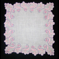 Носовой платок (белый батист)