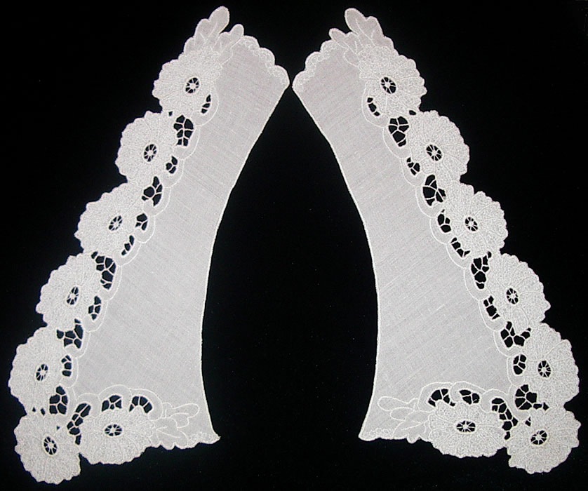 Воротник прямой из 2-х половинок