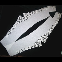 Манишка из белого батиста