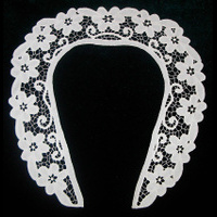 Воротник ажурный белый