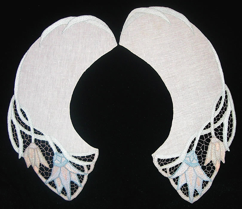 Воротник из двух половинок