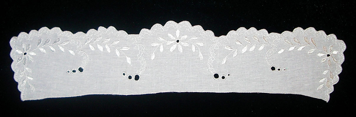 Воротник прямой белый