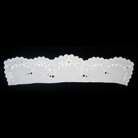 Воротник прямой белый