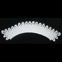 Воротник прямой белый