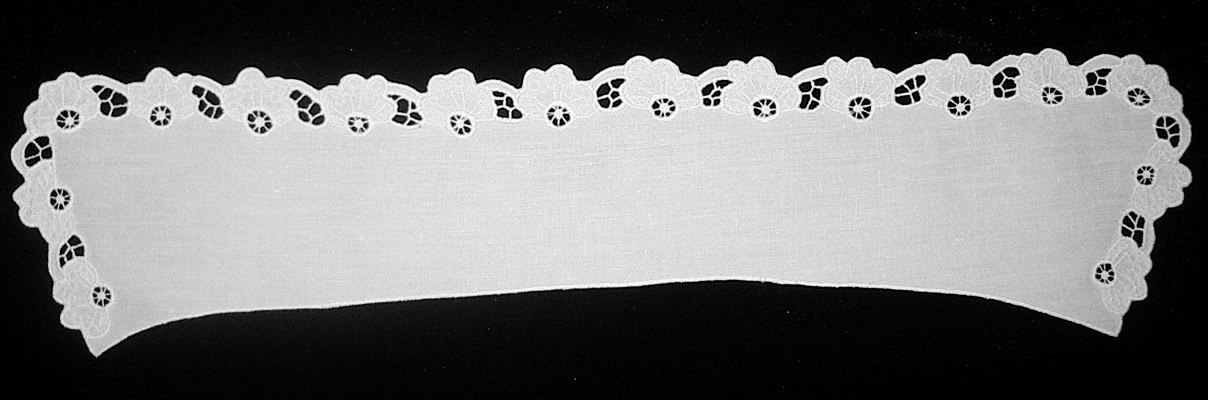 Воротник прямой белый