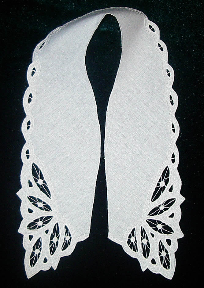 Воротник "апаш" белый