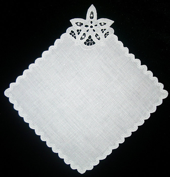 Носовой платок (белый батист)