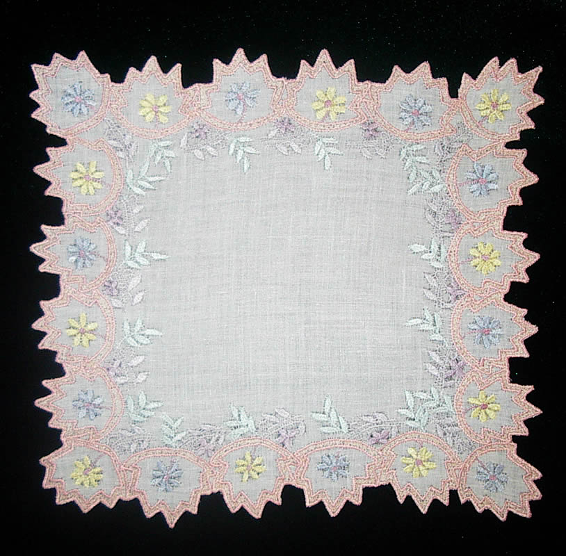 Носовой платок (белый батист)