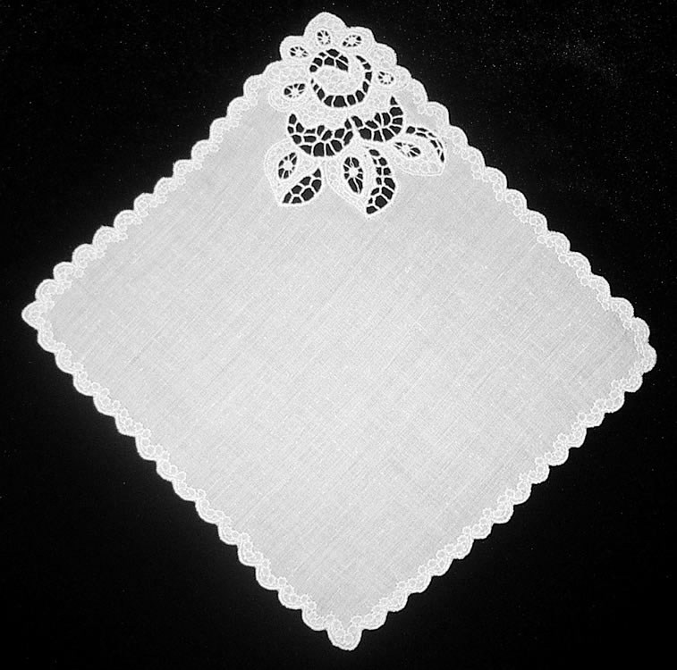 Носовой платок (белый батист)