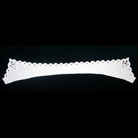 Воротник прямой белый