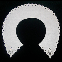 Воротник круглый белый