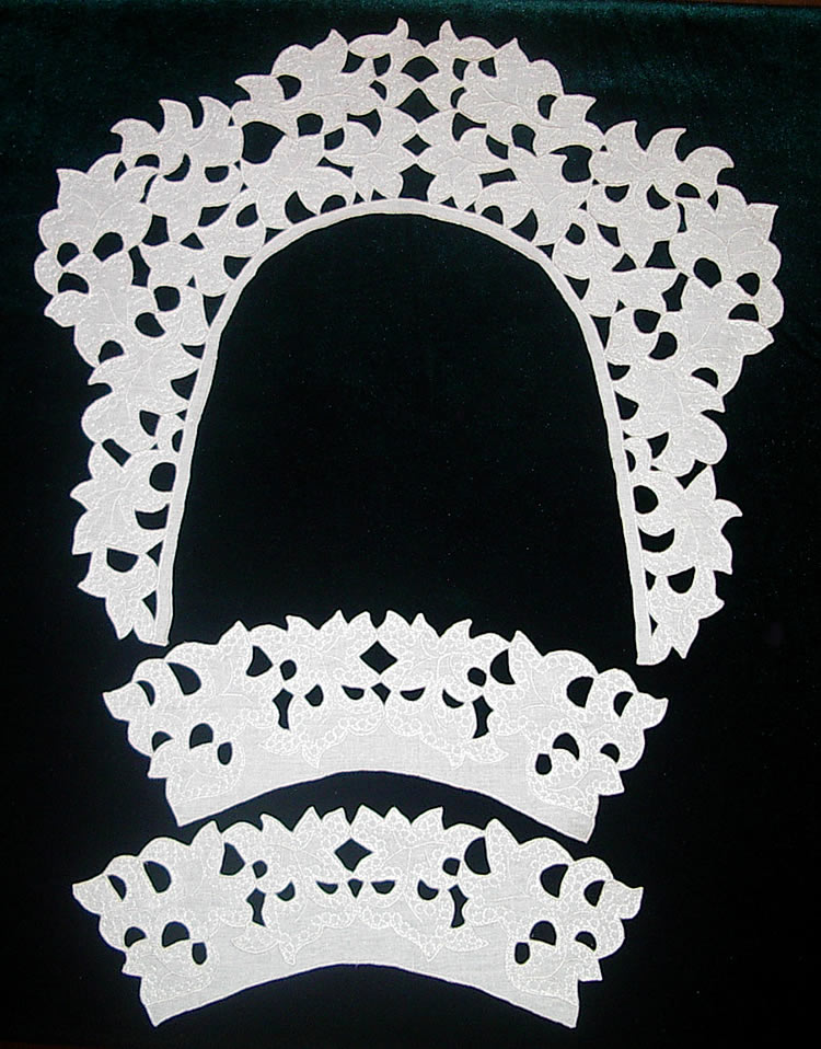 Воротник белый "Матроска" с манжетами