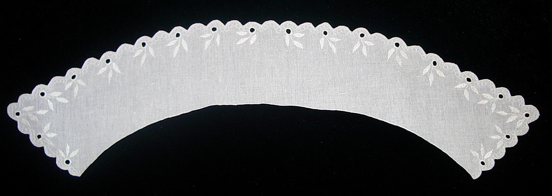 Воротник прямой белый