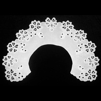 Воротник круглый белый