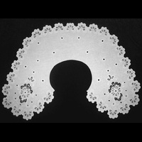 Воротник круглый белый