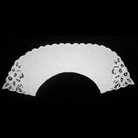 Воротник полукруглый белый