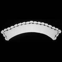 Воротник прямой белый