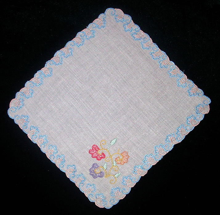 Носовой платок (белый батист)