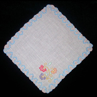 Носовой платок (белый батист)