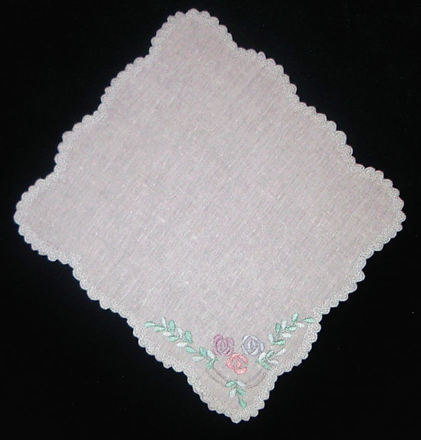 Носовой платок (белый батист)